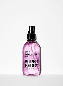 Victoria's Secret Pink Body Splash e Hair -Super Berry