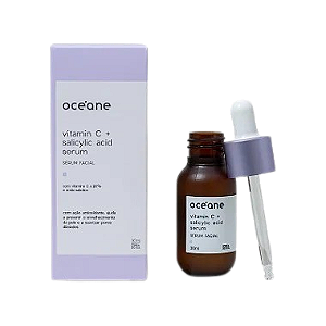 Sérum Facial de Vitamina C e Ácido Salicílico - Vitamin C + Salicilyc Acid Serum 30ml - Océane