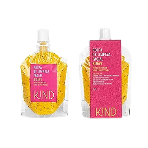 Polpa de Limpeza Facial Suave 80g - Kind