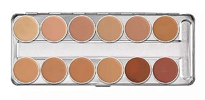 Paleta Supracolor 12 cores TV - Kryolan