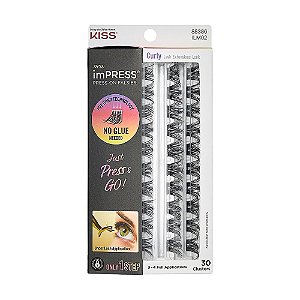 Cílios Postiços ImPRESS Press-on Falsies Curly - Kiss New York