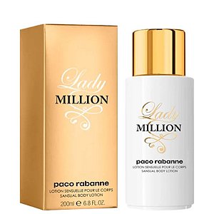 Paco Rabanne Lady Million Sensual Body Lotion - Loção Hidratante Corporal 200ml