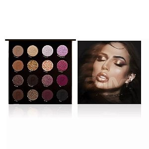 Paleta de Sombras 16 Cores - Pam By Pamella