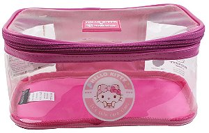 Necessaire Hello Kitty Transparente - Klass Vough