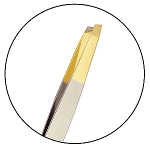 Pinça De Sobrancelha Ponta Chanfrada (TW043HG) - Klass Vough