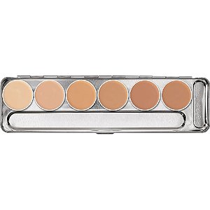 Paleta Dermacolor 6 Cores D1W D6W -  Kryolan