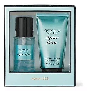Victoria's Secret Kit Mini Body Splash & Hidratante - Aqua Kiss