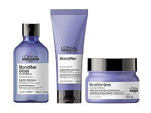 Kit L'Oréal Blondifier Gloss - Shampoo, Condicionador e Máscara