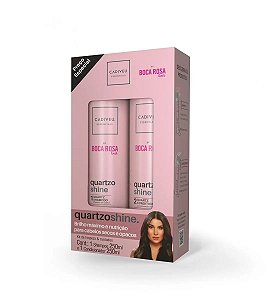 Cadiveu Boca Rosa Quartzo Shine - Kit Shampoo e Condicionador 250ml