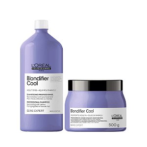 Kit L'Oréal Blondifier Cool - Shampoo e Máscara Grande