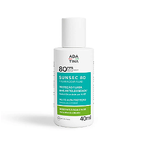 Ada TIna Sunsec Solar Acqua Fluid FPS 80 - Protetor Solar 40ml