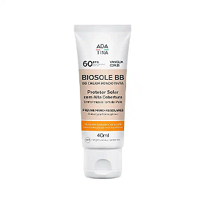 Ada Tina Biosole BB FPS 60 Vaniglia - Protetor Solar 40ml