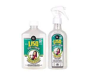 Kit Lola Liso, Leve and Solto - Shampoo e Spray Antifrizz