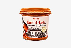 Doce de leite com coco