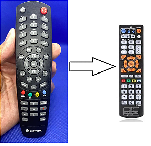 Controle Remoto Clonado Para Receptor Showbox Premium