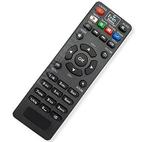 Controle Remoto Compativel Com Smart TV Box Aquário STV-2000 com Teclas Netflix / Spotify / Youtube / Amazon