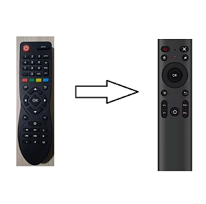 Controle remoto para TV BOX MXQ 4K Super