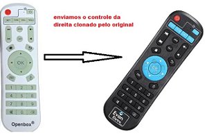 Controle Remoto para Receptor box Openbox B12 max