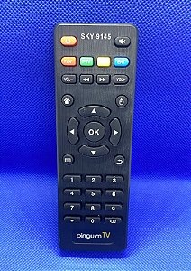 Controle Remoto para Receptor Pinguim TV SKY-9145