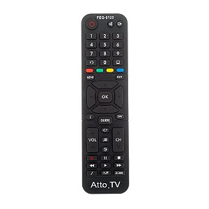 Controle Remoto Para Receptor Atto.TV  SKY-9120 / FBG-9120