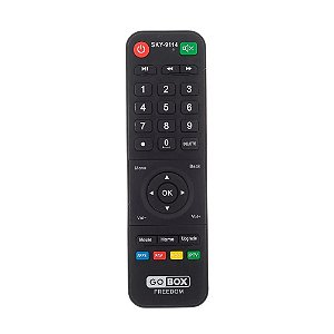 Controle remoto para Receptor Gobox SKY-9114