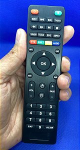 Controle Remoto 100% Original para Receptor HTV3 / HTV5 / HTV 6 / HTV 7 / HTV 8