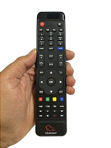 Controle Remoto 100% Original para Receptor TouroSat T1 / T2 / X PLAY