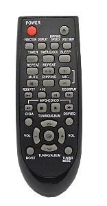 Controle Remoto Aparelho de Som Samsung AH59-02147T / MX-C630 / MX-C730