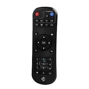 Controle remoto para Tv Box TVE T9
