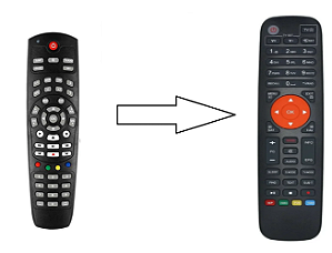Controles Remoto Receptor Azamérica S925 MiNi