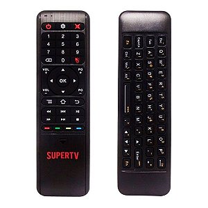 Controle Remoto 100% Original Para TV Box Supertv Black X / Red Edition / Blue X /  White X