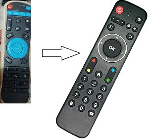 Controle Remoto Clonado para TV BOX IPP iPlay Plus / Utv