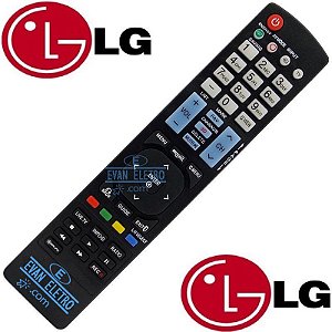 Controle Remoto TV LCD / LED / Plasma LG AKB72914245 / TV LCD: 32LD840 / 37LD840 / 42LD840 / 47LD840  TV LED 3D: 42LX6500 / 47LX6500 / 55LX6500  TV PLASMA 3D: 50PX950 / 60PX950