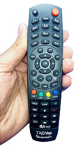Controle Remoto 100% Original para Receptor Duosat Troy Generation / Troy HD