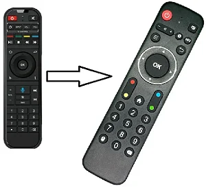Controle Remoto para Tv Box STV S2 Pro