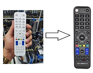 Controles Remoto Para Receptor Azamerica King GX PRO