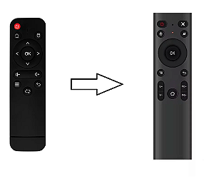 01 Controle Remoto Clonado para HTV Stick