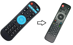 Controle Remoto para Receptor UTV / New Cybertech