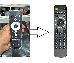 Controle Remoto Clonado para BlueTV