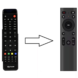Controle Remoto Clonado para Receptor Alphasat Sense