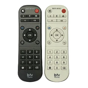 DUPLICADO - Controle Remoto para Receptor BTV SKY-9193 / LE-7402