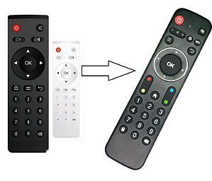Controle remoto Clonado para Mibo Tv