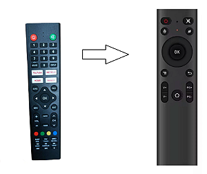 Controle Remoto para Smart TV Buster HD Tv29D07