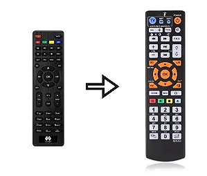 Controle remoto para Receptor Multisat