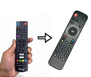 Controle remoto Clonado para Royal Box