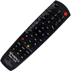 Controle remoto Para receptor Azamerica SKY-7499 / LE-7499 / FBG-7499