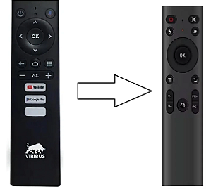 Controle Remoto Com Mouse Para Tv Box Viribus GIU6770