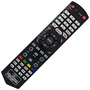 Controle Remoto TV LED Semp Toshiba CT-8063 / 40L2500 / 43L2500 com Netflix e Youtube