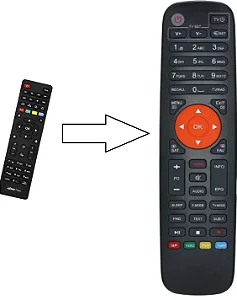 Controle Remoto Para Receptor Azgold Diamanti