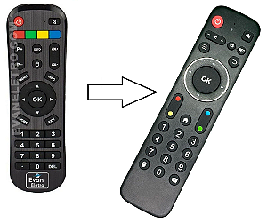 Controle Remoto para Receptor ON TV / ONTV 2